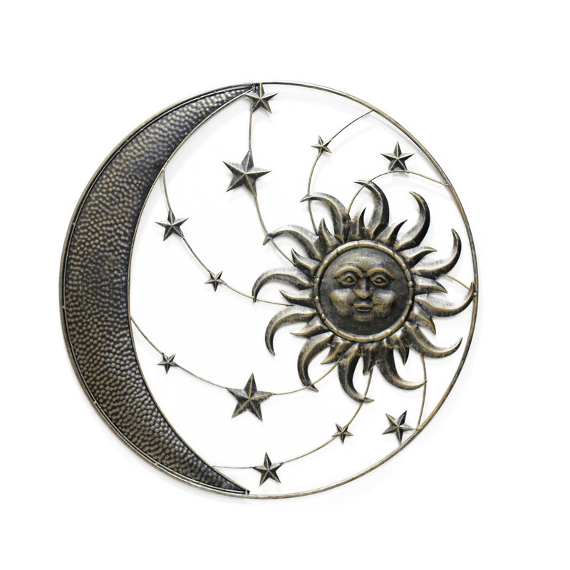 World Menagerie Wanddeko Sonne und Mond | Wayfair.de